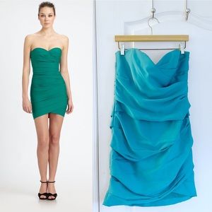 BCBG Max Azria Turquoise Madge Dress